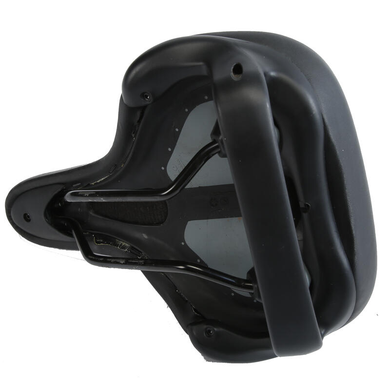 Fietszadel met greep voor cargofiets longtail R500 E zwart