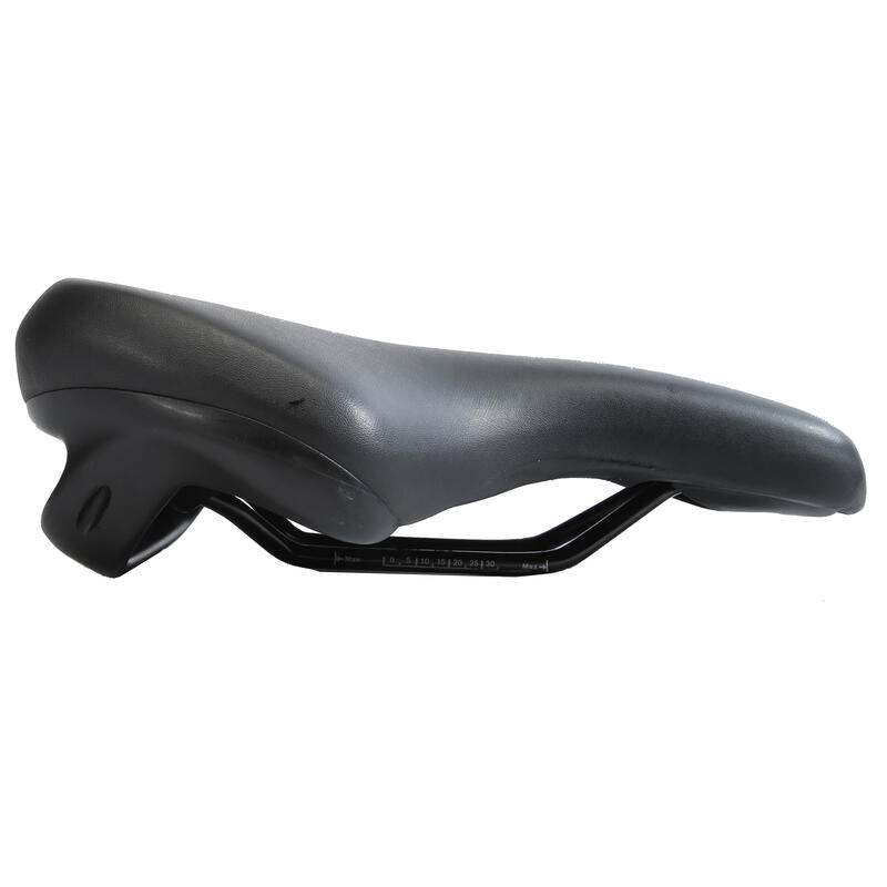 Selle vélo noir avec poignée pour VELOCARGO LONGTAIL CHARGEMENT ARRIERE R500 E