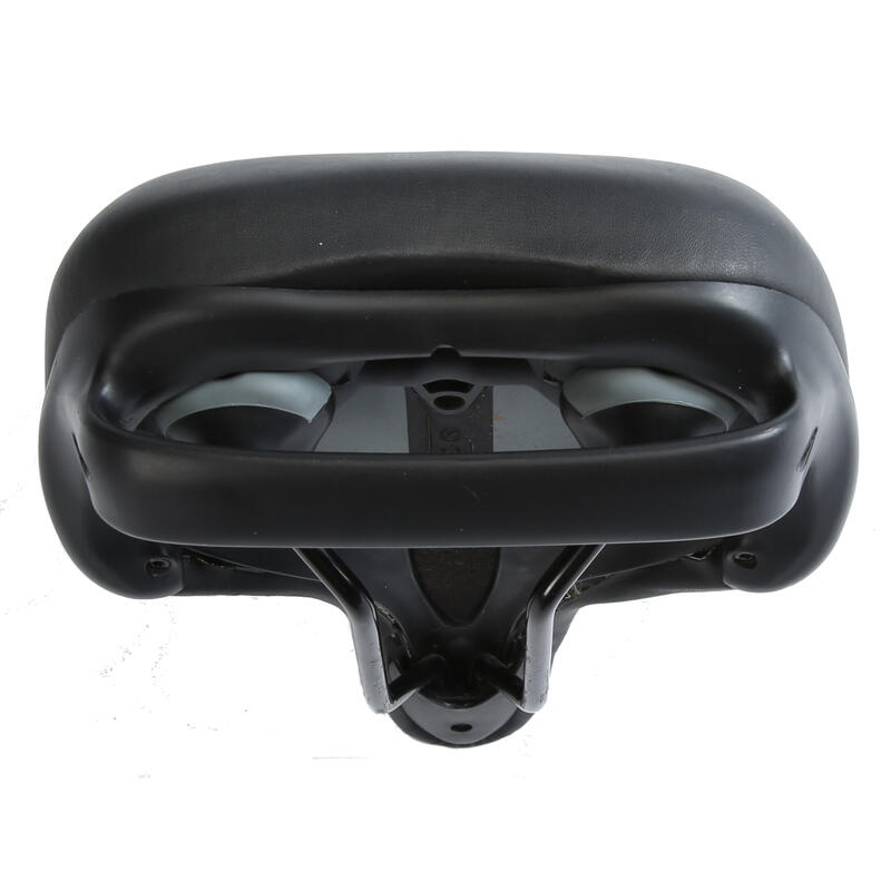 Selle vélo noir avec poignée pour VELOCARGO LONGTAIL CHARGEMENT ARRIERE R500 E