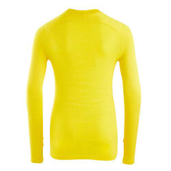 Kids' thermal long-sleeved football top - Decathlon