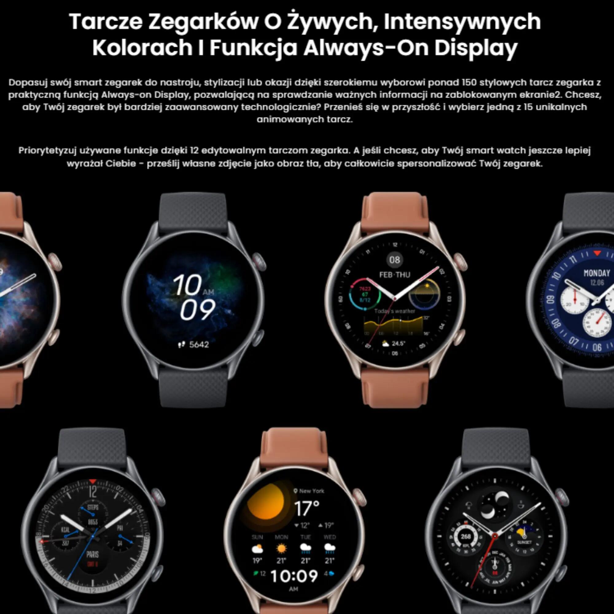 Second Life - Zegarek smartwatch Amazfit GTR 3 Pro Infinite Black 8/12