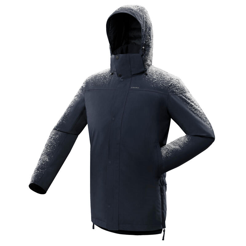 Waterdichte parka jas voor heren | winterjas parka | SH500 | tot -10°C | blauw