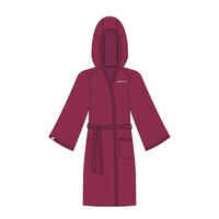 WOMEN'S COMPACT POOL BATHROBE PURPLE