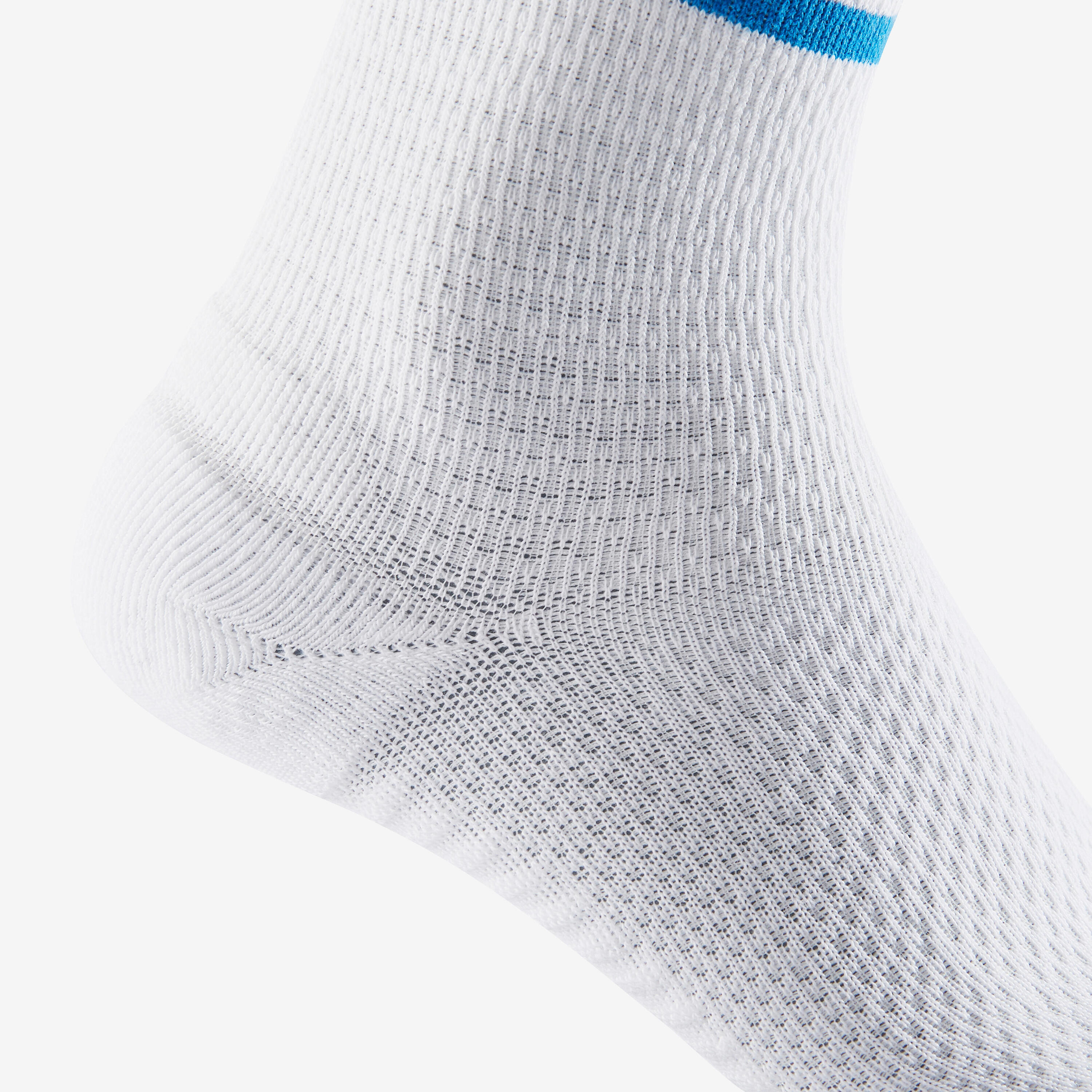 High socks Decathlon Héritage logo 2-Pair Pack - White/Beige 7/8
