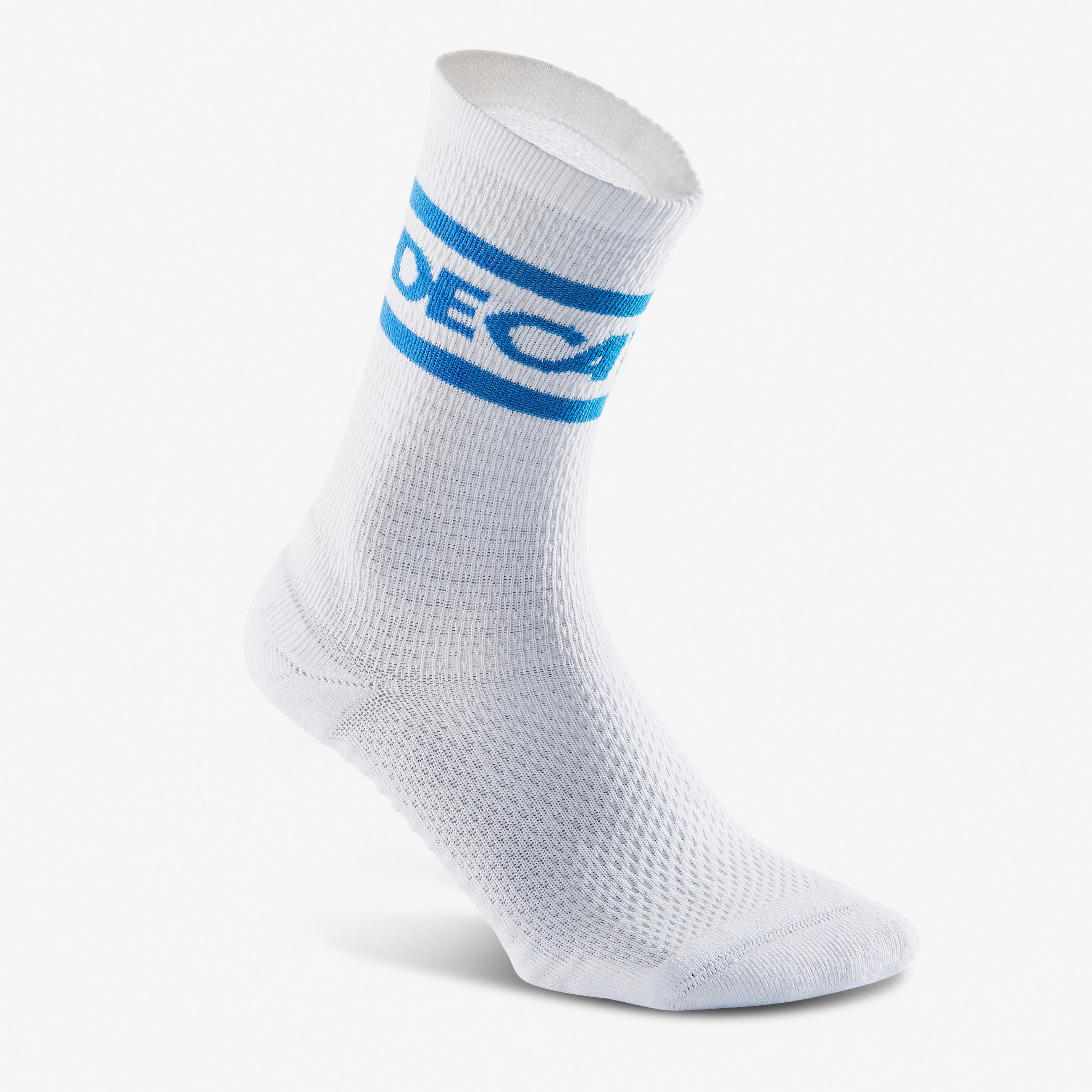 High socks Decathlon Héritage logo 2-Pair Pack - White/Beige 4/8