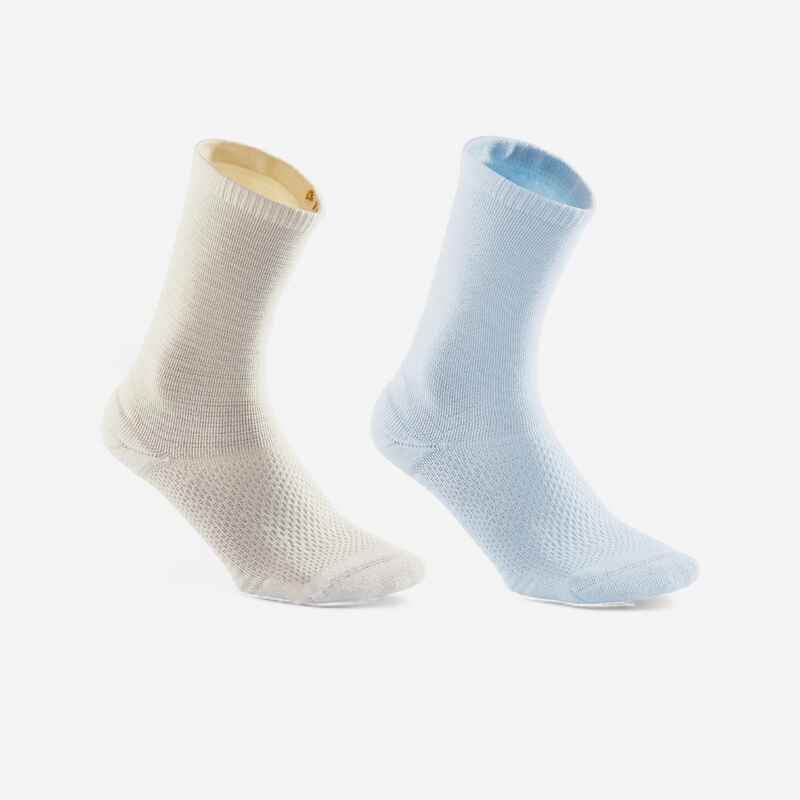 Walkingsocken High Deocell Urban Walk 2er-Pack beige/hellblau