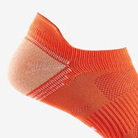 Chaussettes marche sportive/nordique WS 500 Invisible Fresh rouge / orange /bleu