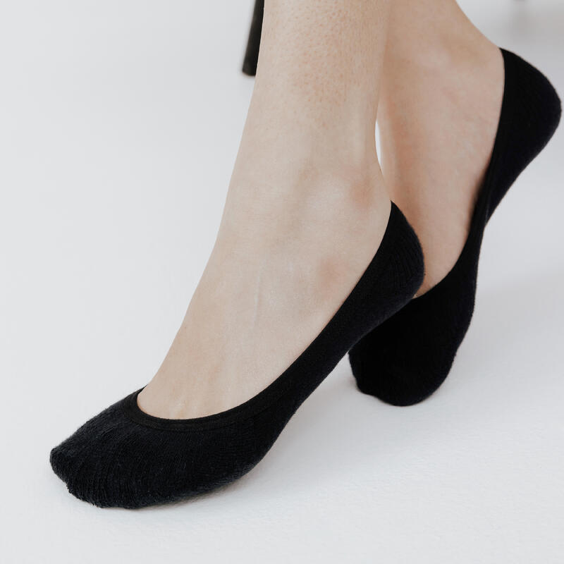Dámské ponožky do balerín URBAN WALK na chůzi 2 páry černé 