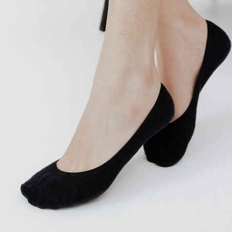 URB/N W/LK Ballerina Socks 2-Pack - black
