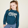 Kids' Basic Sweatshirt - Blue with Motifs