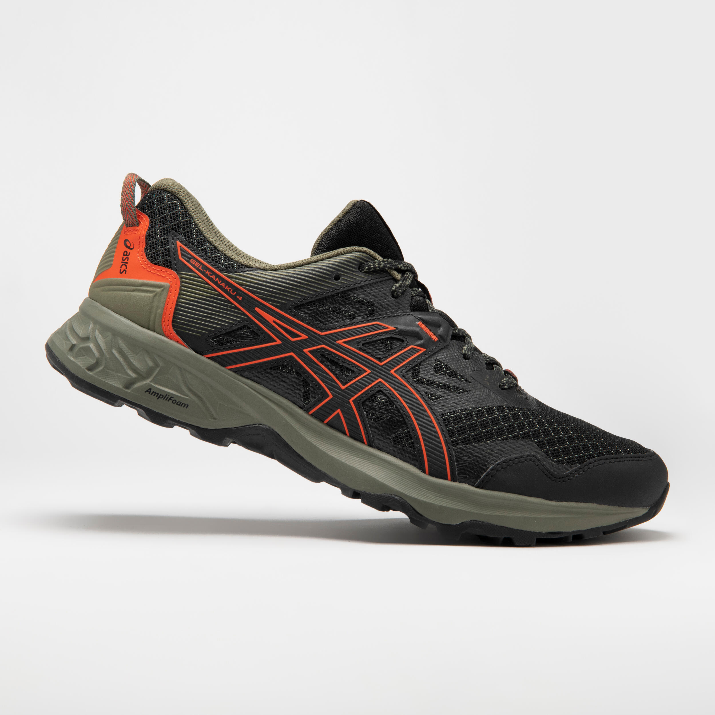 Trailschoenen voor heren Gel Kanaku 4 zwart tomaatrood | ASICS |  Decathlon.nl