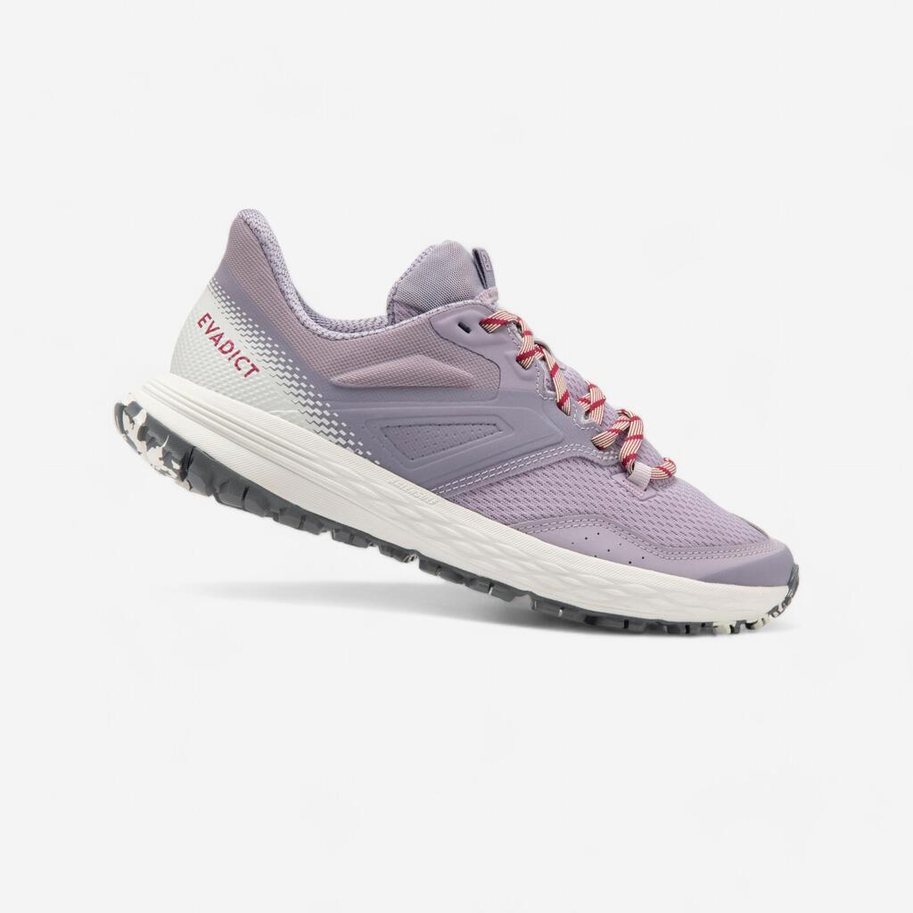 WOMEN's TRAIL RUNNING SHOES TR2 - carbon grey button/pink