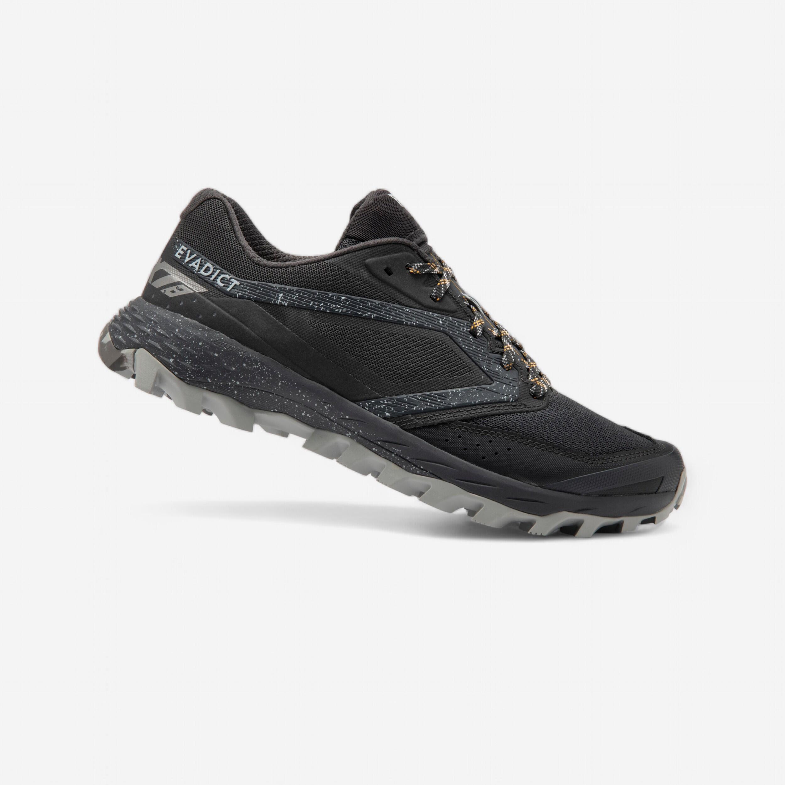 Evadict Xt8 Mens Trail Running Shoes Black Grey