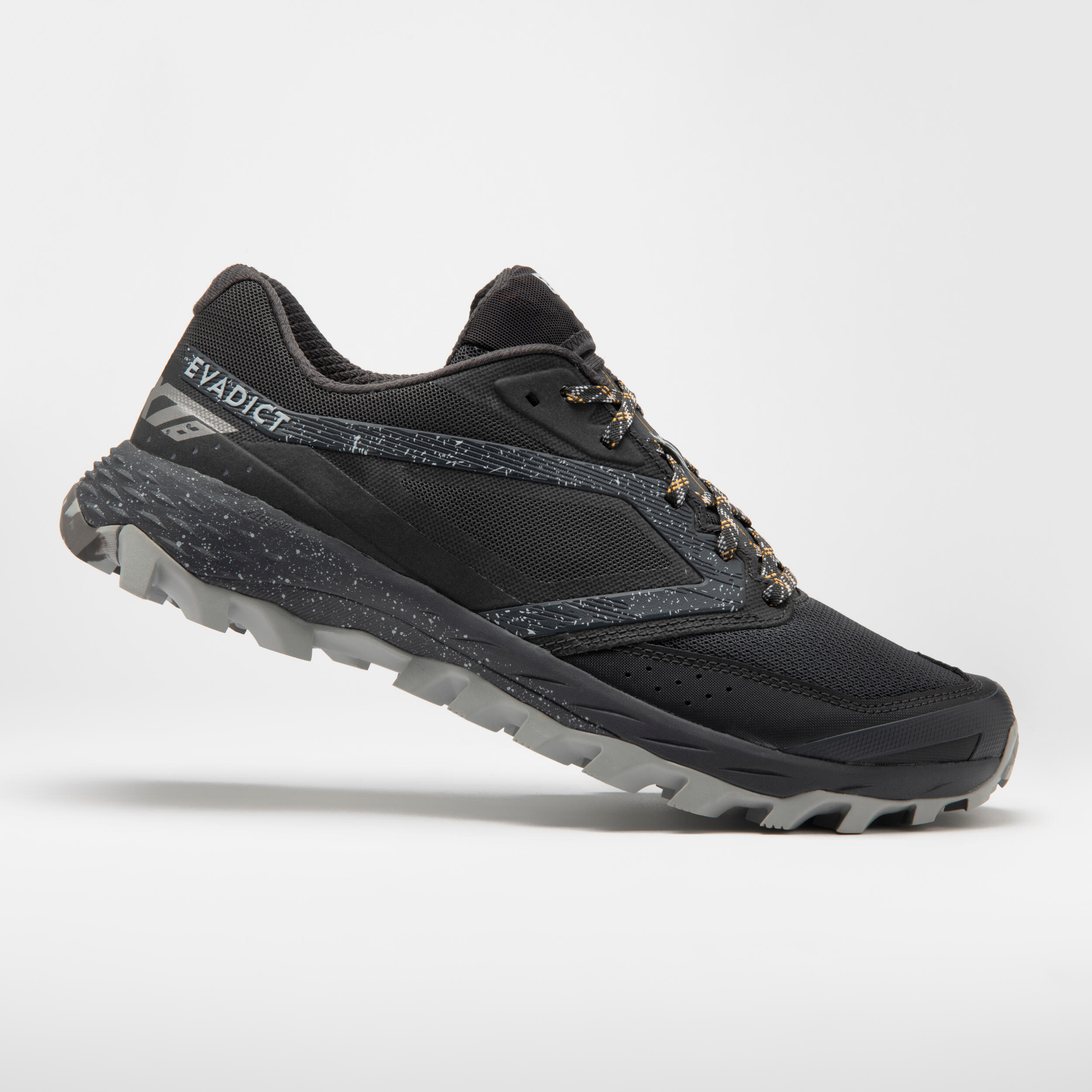 KIPRUN XT8 men's trail running shoes black and grey