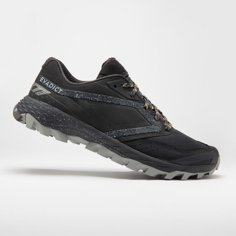 Erkek Siyah Gri Koşu Ayakkabısı / Arazi Koşusu - XT8