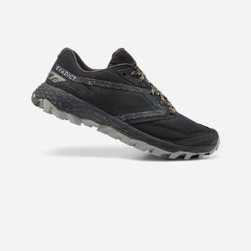 XT8 men's trail running shoes black and grey