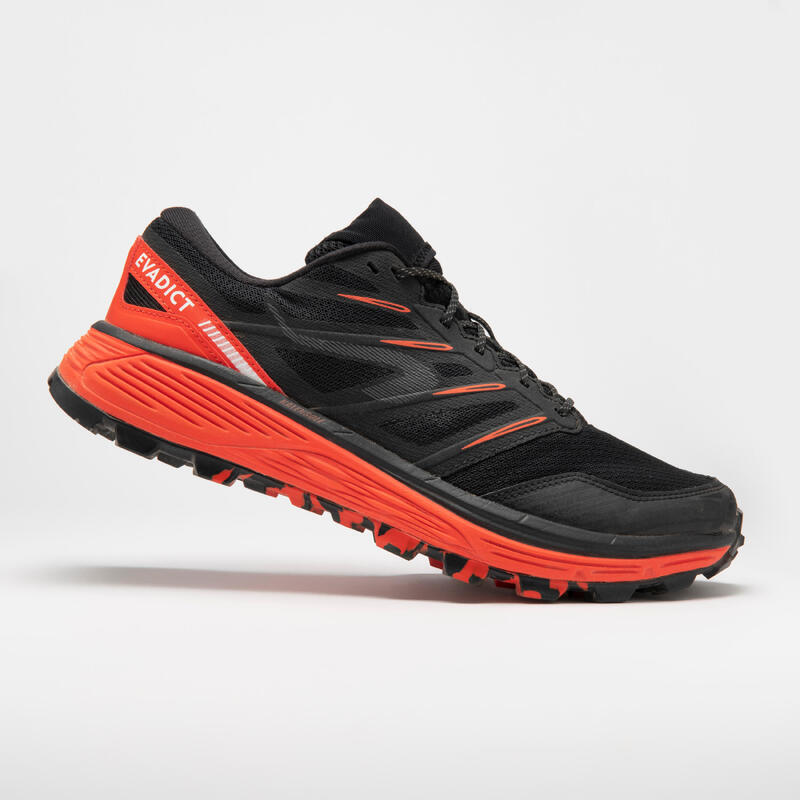 Erkek Siyah Kırmızı Koşu Ayakkabısı / Arazi Koşusu - MT CUSHION
