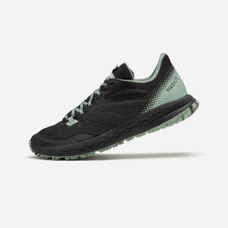 Tenis Trail running hombre	Evadict TR2 negro - verde claro