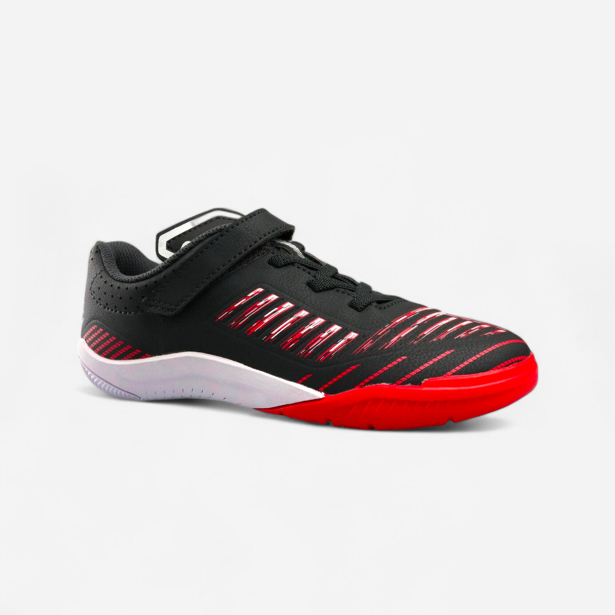 Kids' Futsal Shoes Ginka 500 - Black/Red 2/20