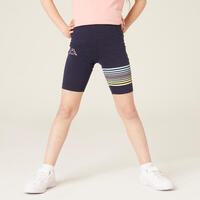 Cycliste fille kappa bleu