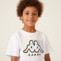 Tee shirt blanc coton garçon Kappa