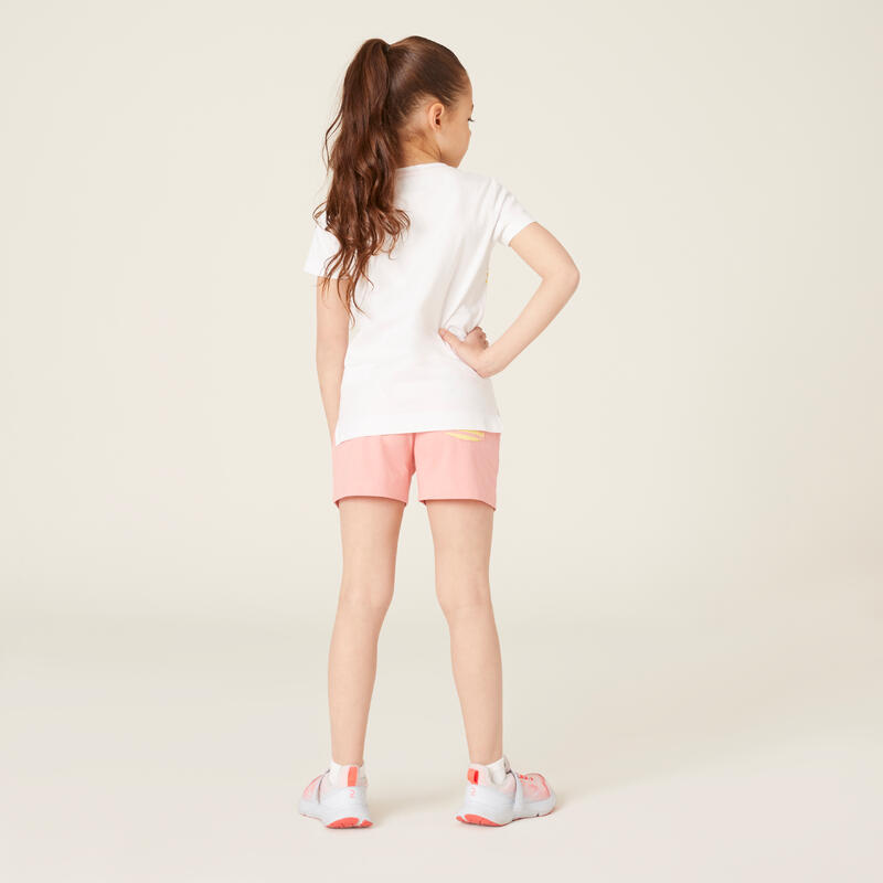 Short kappa coton rose fille