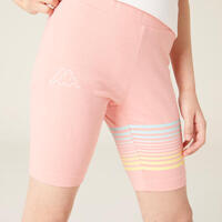Cycliste fille kappa rose