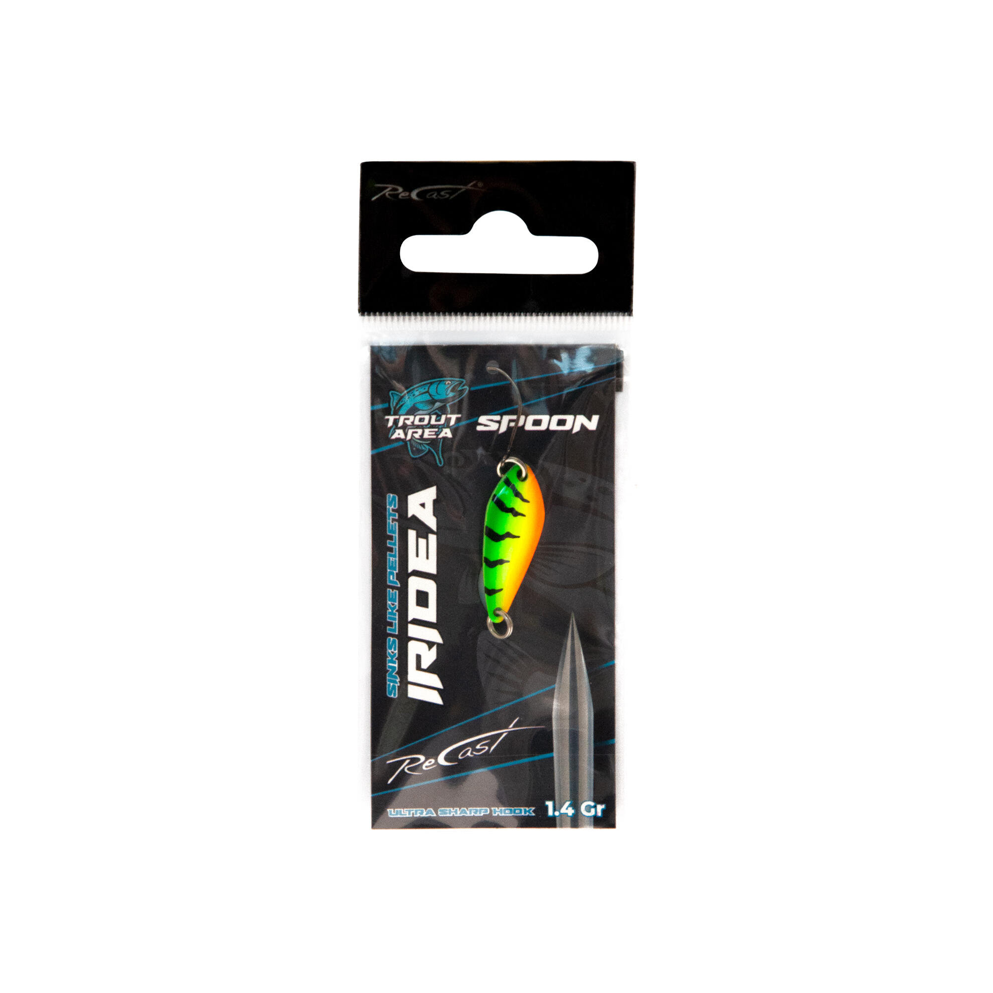 Cucchiaino ondulante spoon trout area Maver Recast Iridea Spoon 1.4g 12/12