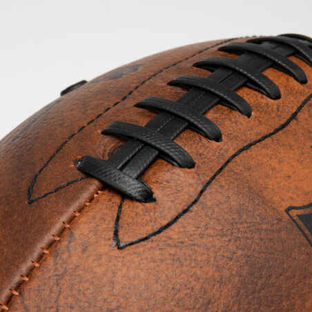 Suaugusiųjų amerikietiškojo futbolo kamuolys „Super Bowl NFL 32 Teams Official“, rudas