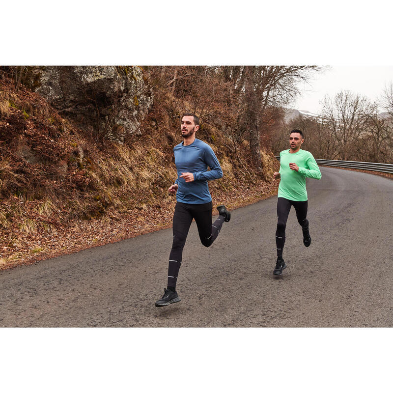 Erkek Koşu Taytı - Siyah - Kiprun Run 500 Dry