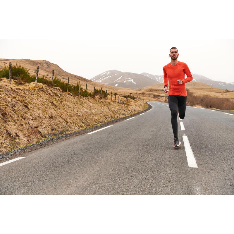 Hardloopshirt voor heren winter Skincare lange mouwen rood ltd