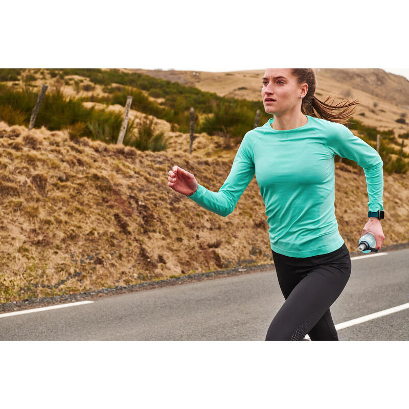 Kadın Tayt - Arazi Koşusu - Siyah - Kiprun Run 900 Light