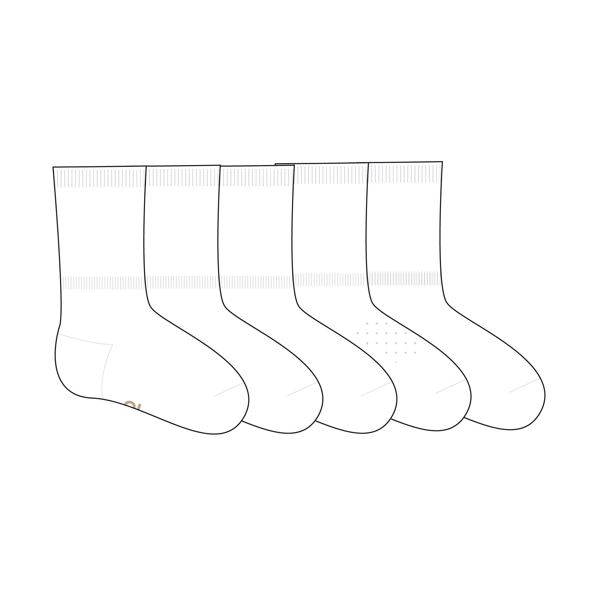 Kids' Socks 5-Pack - Patterns 1/1