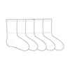 Turnsocken Baby/Kleinkind halbhoch 5er-Pack - mit Mustern 