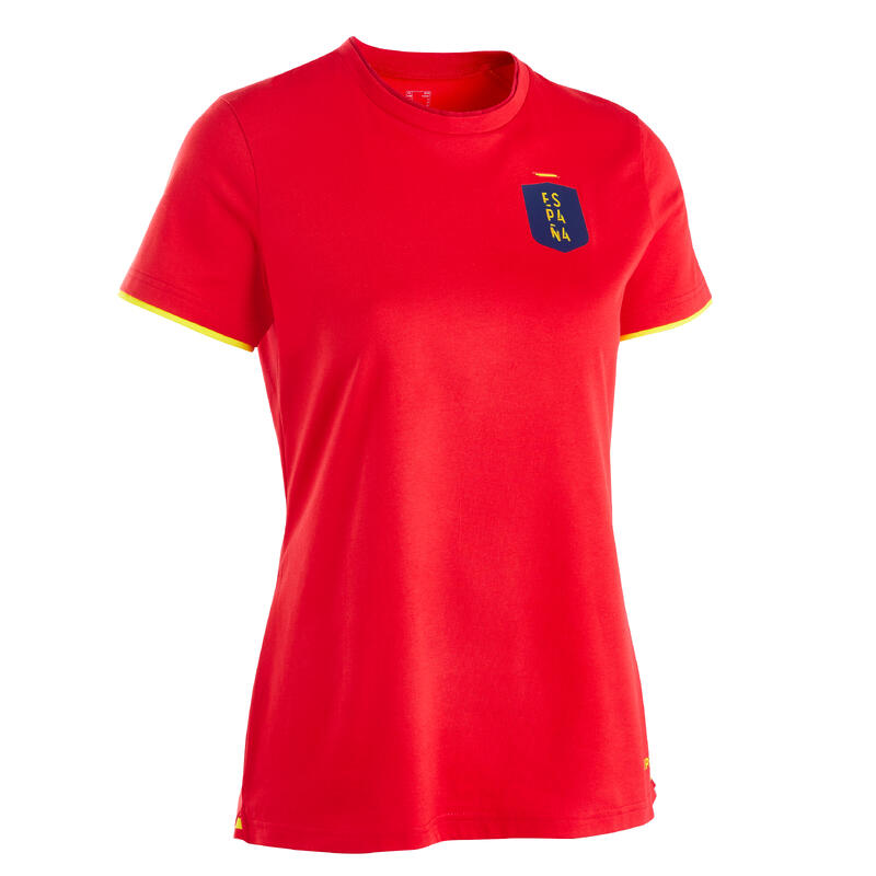 Koszulka do piłki nożnej damska Kipsta FF100 Hiszpania 2022