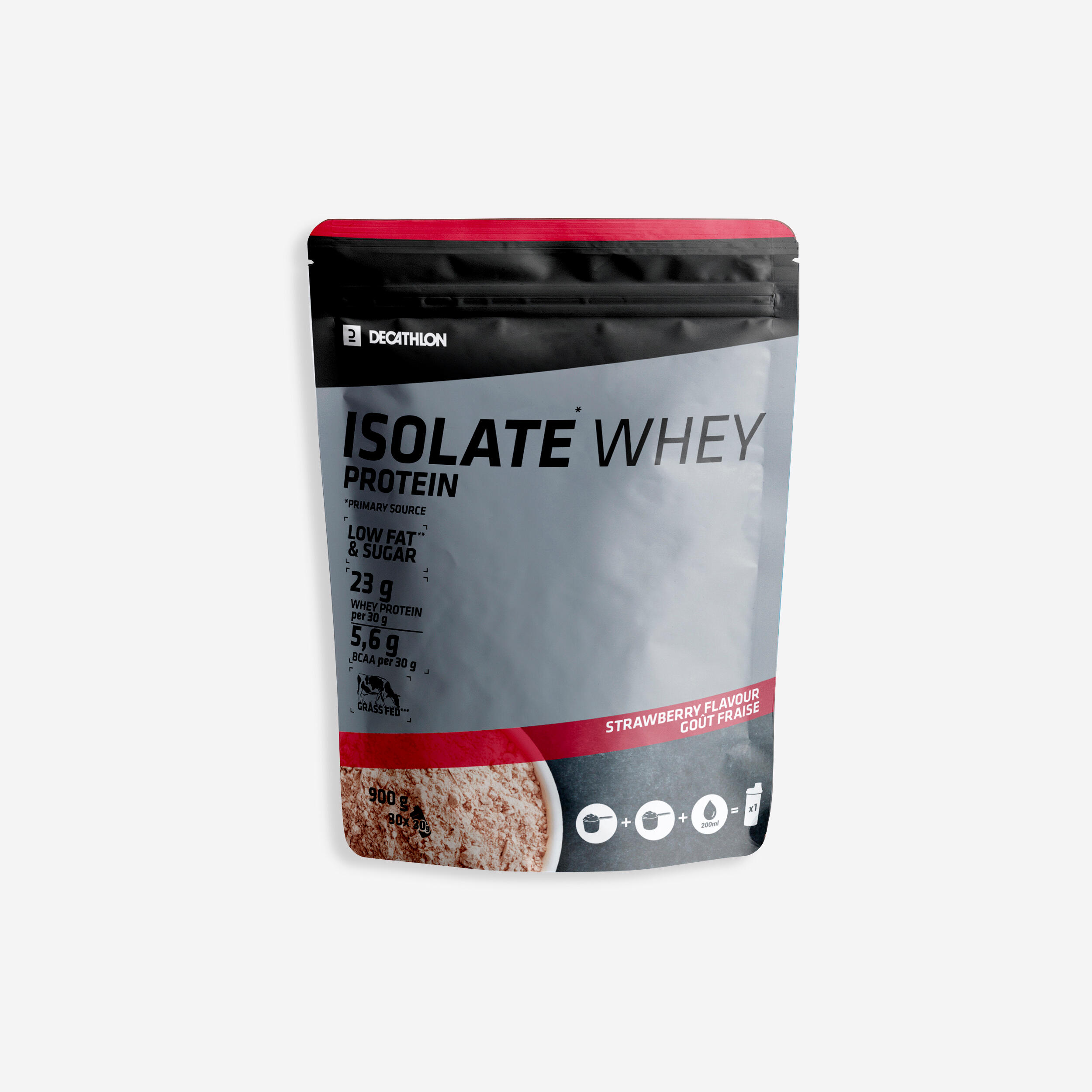 Corength Whey Protein Isolate 900g - Strawberry