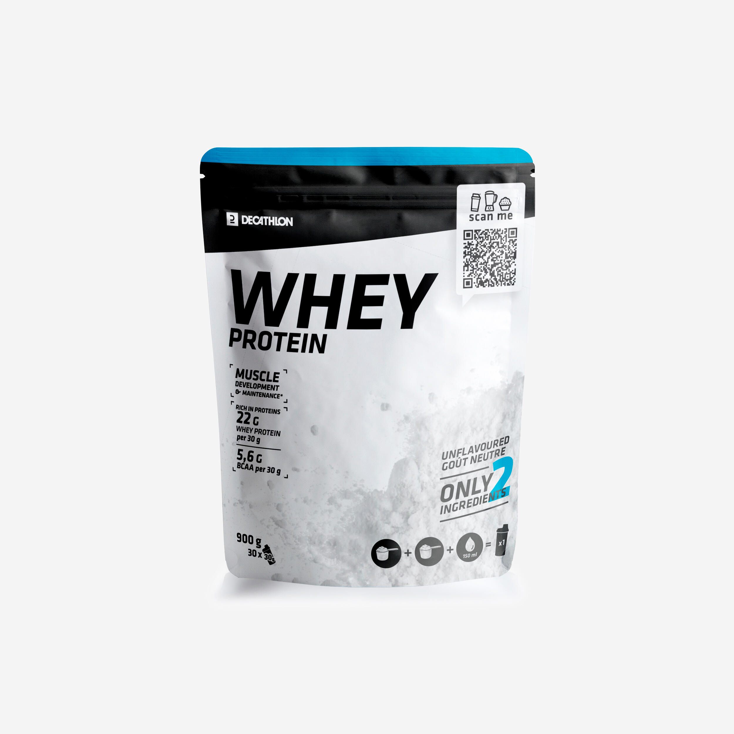 Proteine Whey gust neutru 900 g 900