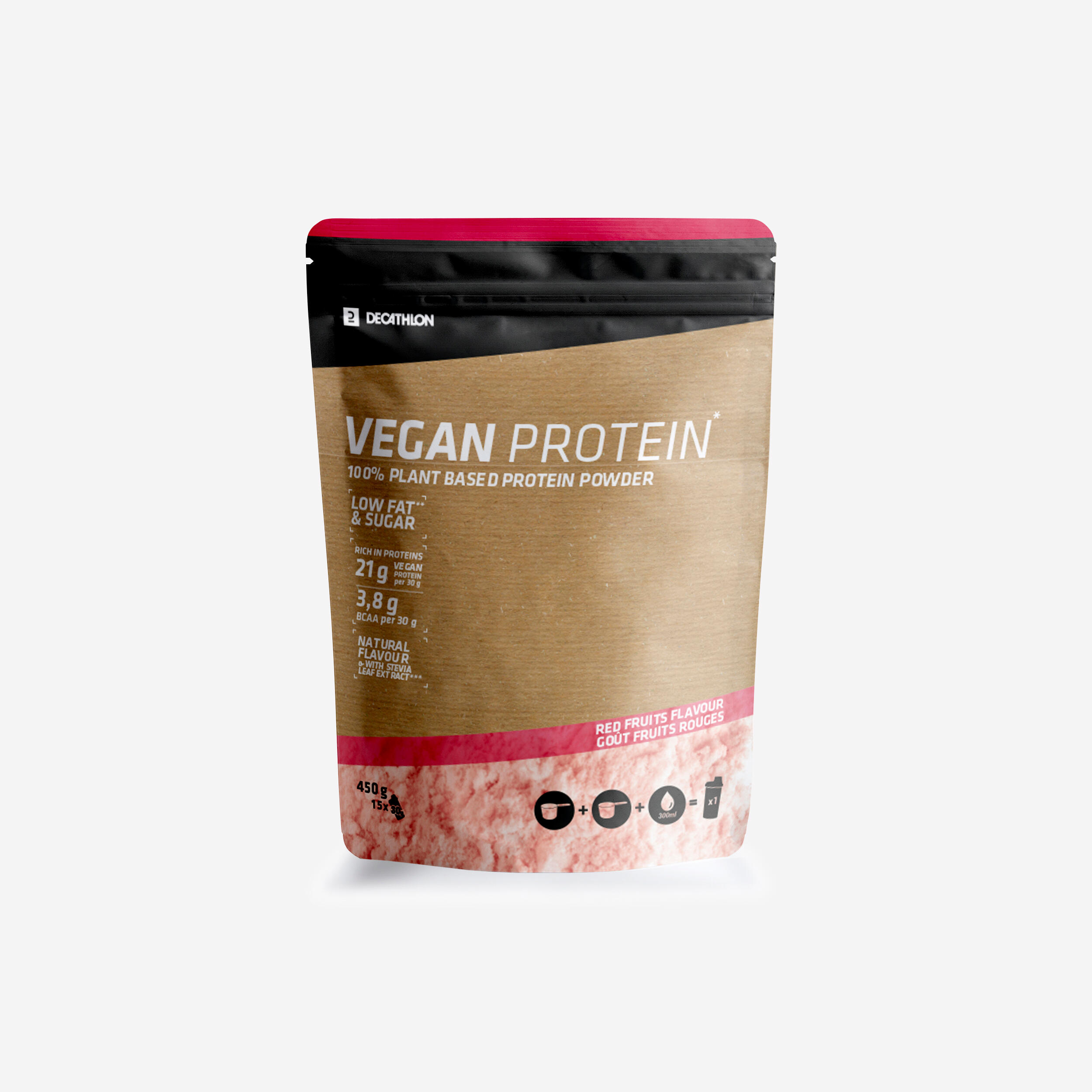 Vegan Protein 450g - Mixed Berries Flavour 1/2
