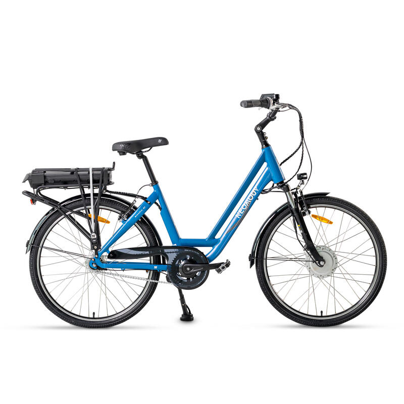 Vélo ville électrique - NEOMOUV Sinapia N7 Hydraulique - Bleu