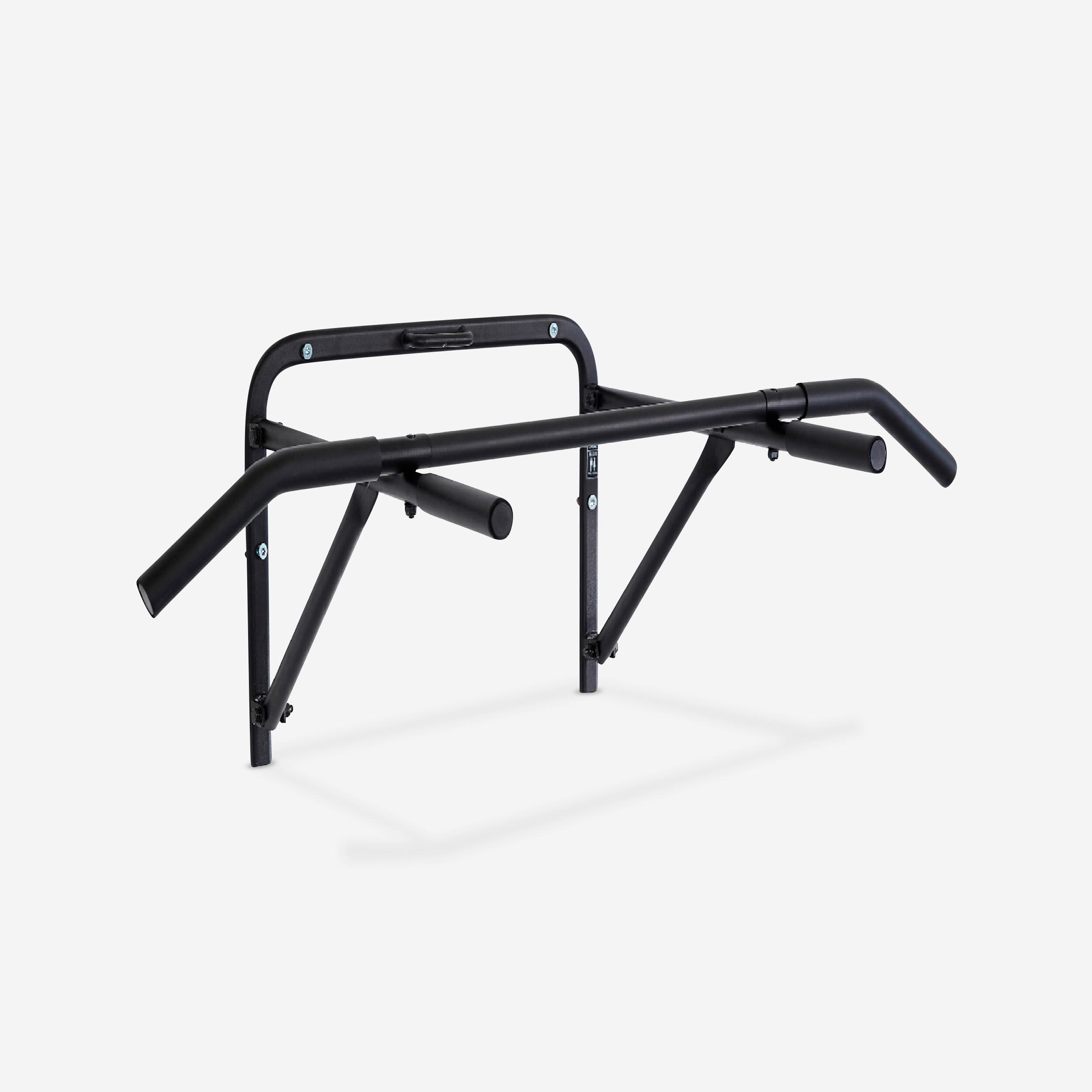 Wall-Mounted Folding Pull-Up Bar - black - Corength - Decathlon