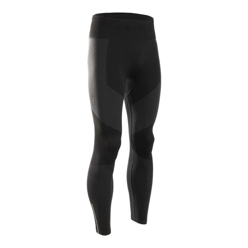 MEN'S RUNNING LEGGINGS KIPRUN CARE BLACK KIPRUN Decathlon