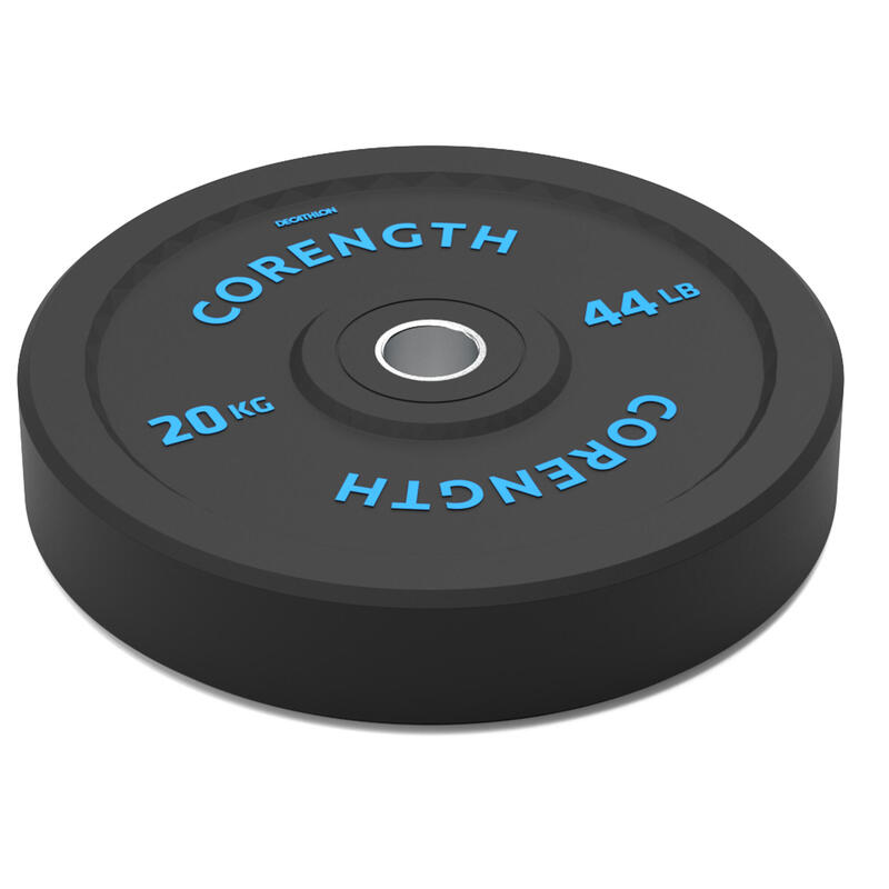 Weightlifting Bumper Disc Weight Plate 20 kg - Inner Diameter 50 mm