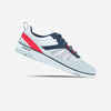 Men’s Sailing Boat Trainers Race - Light Grey / Blue / Red