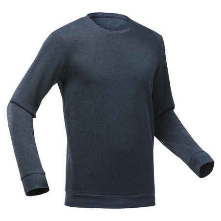 Moški pohodniški pulover z okroglim izrezom NH150