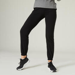 vestíbulo Sudamerica táctica Pantalón jogger fitness ajustado algodón con bolsillos Mujer Domyos 520 |  Decathlon