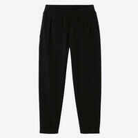 Women's Tapered Fitness Joggers 120 - Black