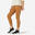 Mallas Leggings fitness 7/8 Mujer Domyos Fit+ marron