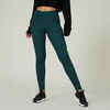 Women's Cotton Fitness Leggings - Green