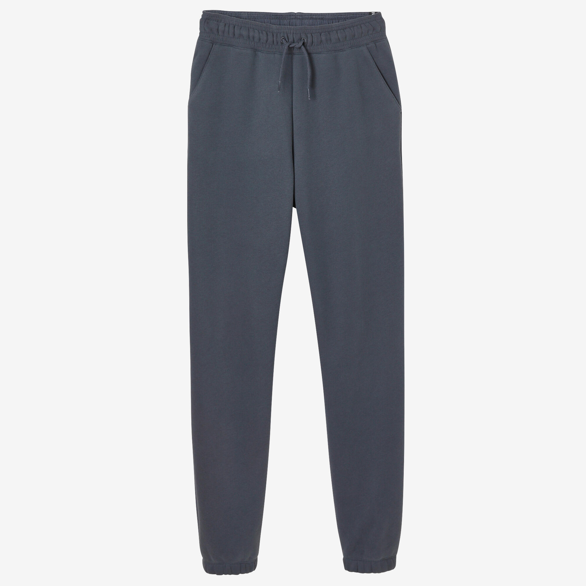 Pantalón Jogger Fitness 520 Mujer Gris Pizarra Holgado 6/6