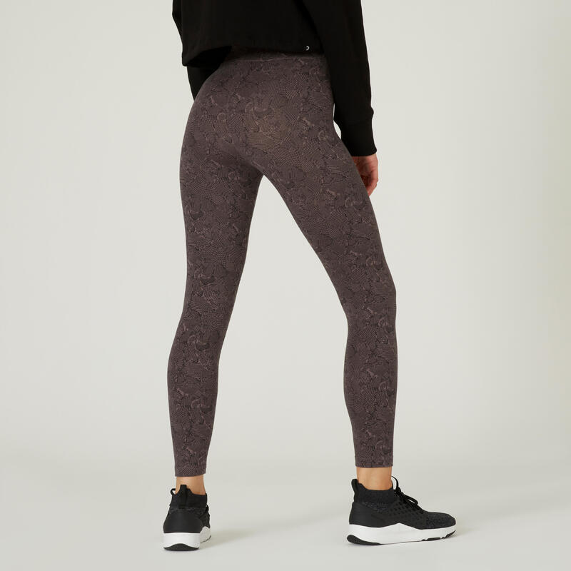 Legging 7/8 Fit+ Gris avec motif